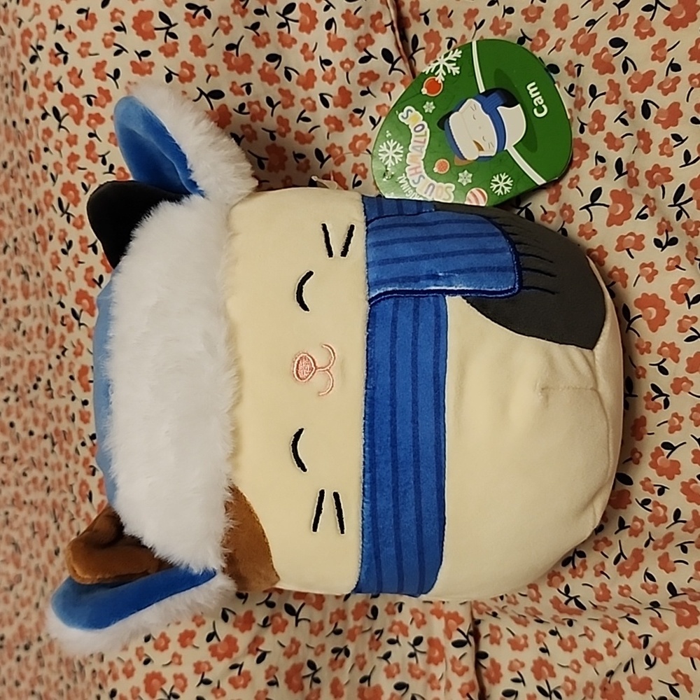Brand new Squishmallows Cam the  Winter Cat plush pillow